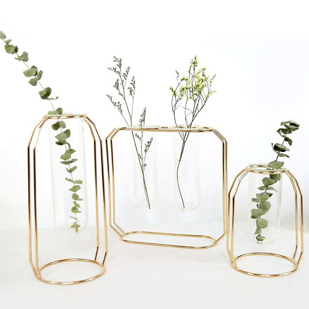 Iron Art Vase Plant Pot - Bean Concept - Etsy