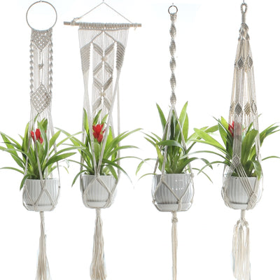 Macrame Plant Pot Hangers - Bean Concept - Etsy