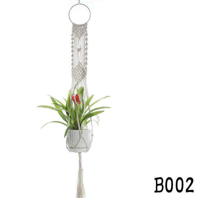 Macrame Plant Pot Hangers - Bean Concept - Etsy