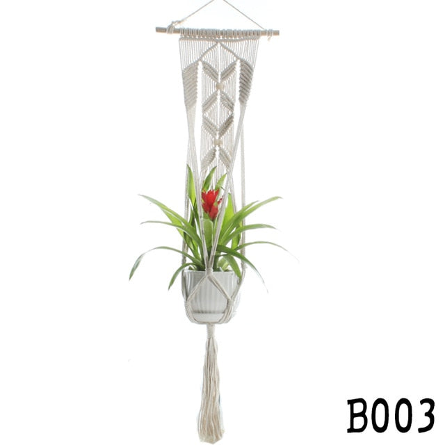 Macrame Plant Pot Hangers - Bean Concept - Etsy