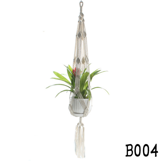 Macrame Plant Pot Hangers - Bean Concept - Etsy