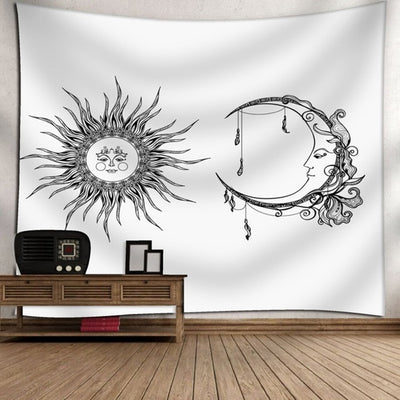 Moon and the Sun Tapestries Decor - Bean Concept - Etsy
