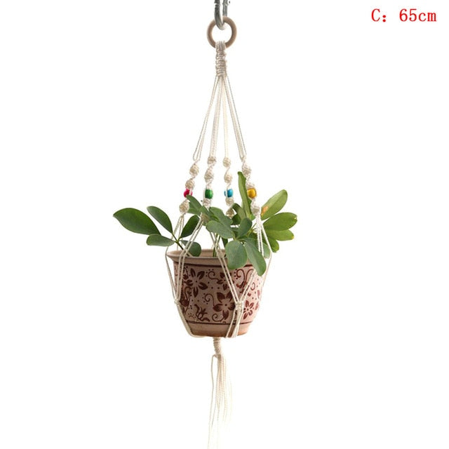 Macrame Plant Pot Hanger - Bean Concept - Etsy
