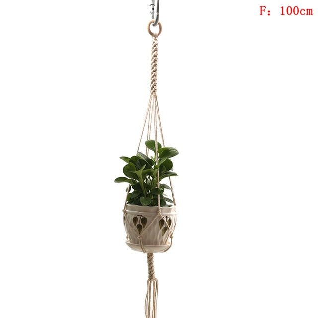 Macrame Plant Pot Hanger - Bean Concept - Etsy